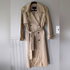 Banana Republic Cargo Trench Coat Petite Small